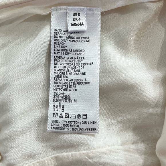 Anthropologie Islander Embroidered Pants Size US 0 - Picture 8 of 9